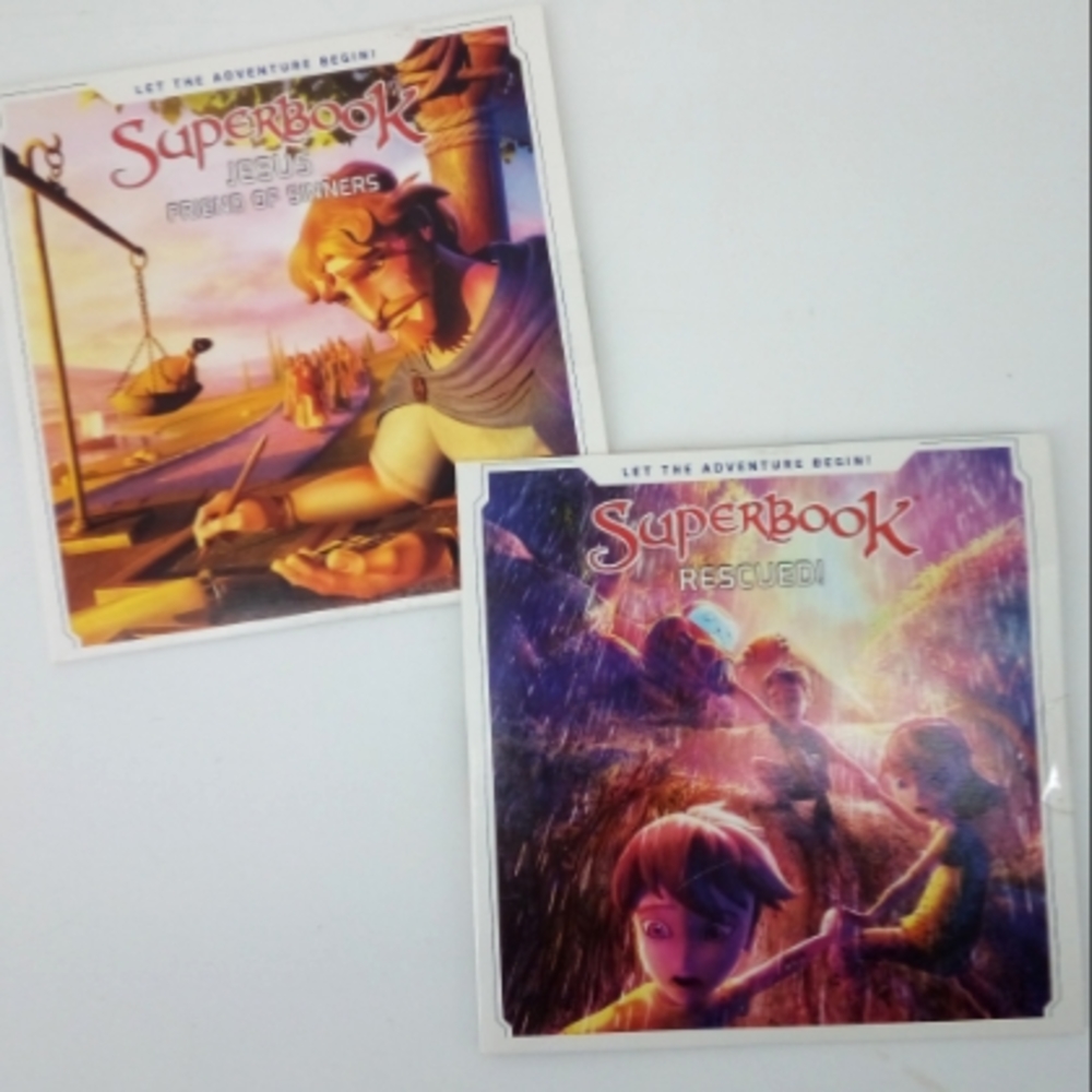 Superbook DVD Set Jesus Friend of Sinners & Rescued